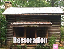 Historic Log Cabin Restoration  North Georgetown, Ohio